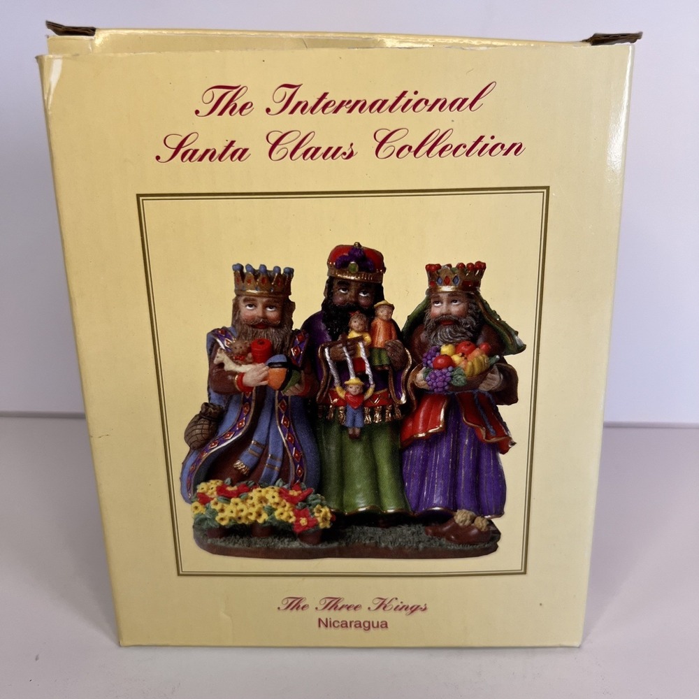 VTG NEW 2003 International Santa Claus Collection "The Three Kings" Nicaragua